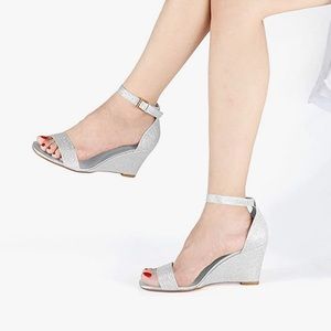 IDIFU Women's Classic Wedge Heels Sandals